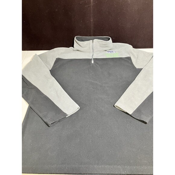 NFL Seattle Seahawks Pullover Gray Sweatshirt Superbowl XLVIII Champs Large - Picture 1 of 6